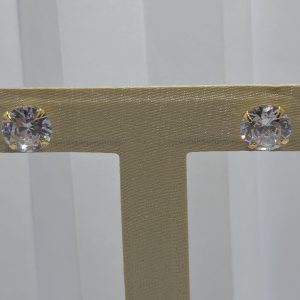 BRINCO PONTO DE LUZ ZIRCONIA 10mm